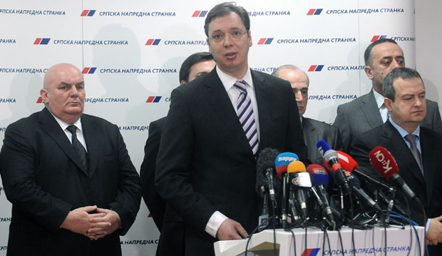 Вучић са руководством СПС-ЈС